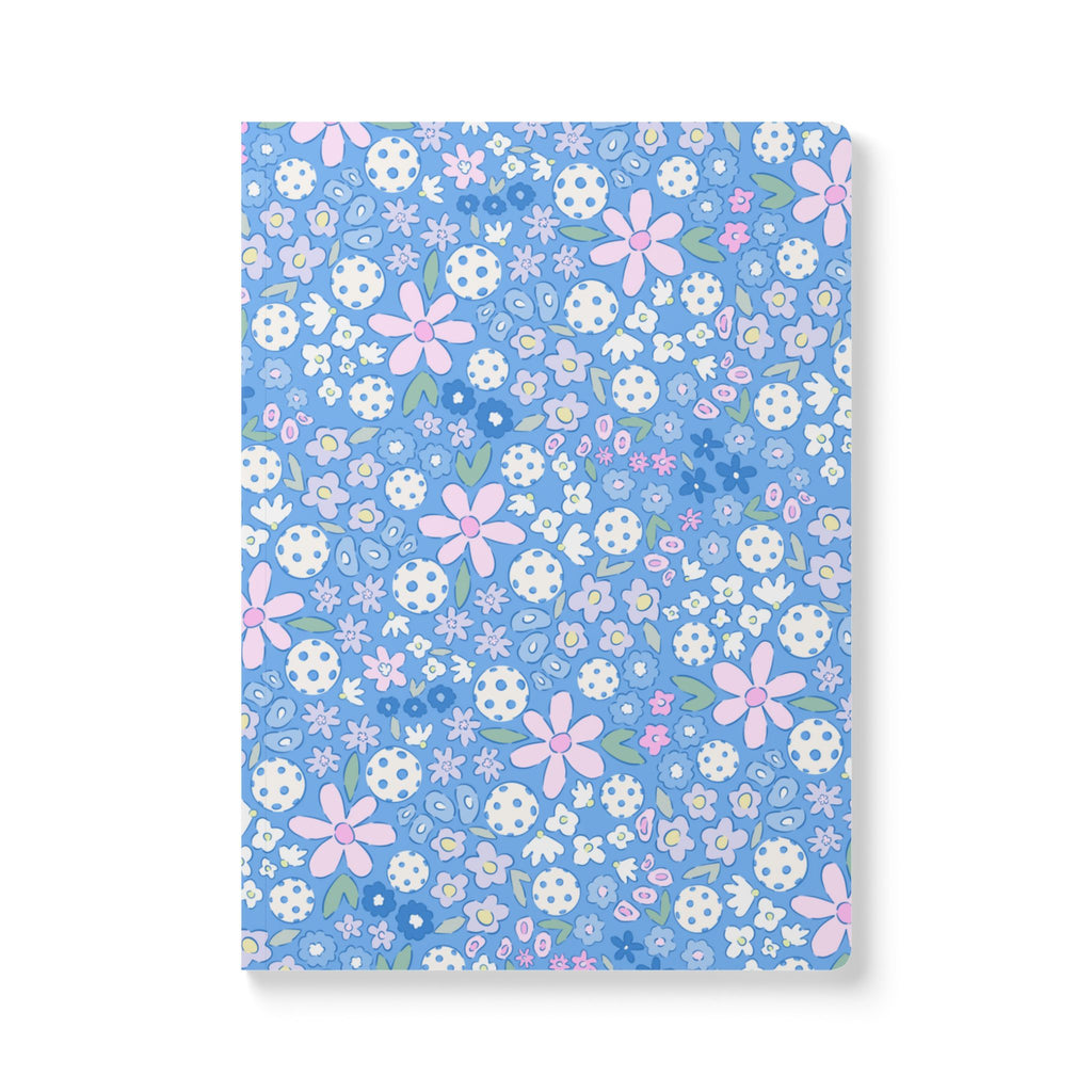 Bloom And Dink Pickleball Soft Cover Notebook