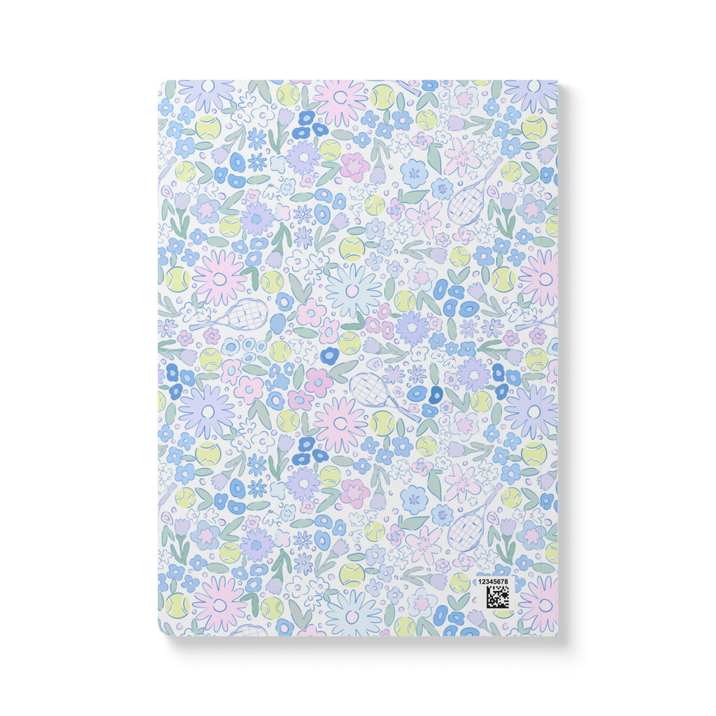 Pretty Pastels Tennis Soft Cover Notebook