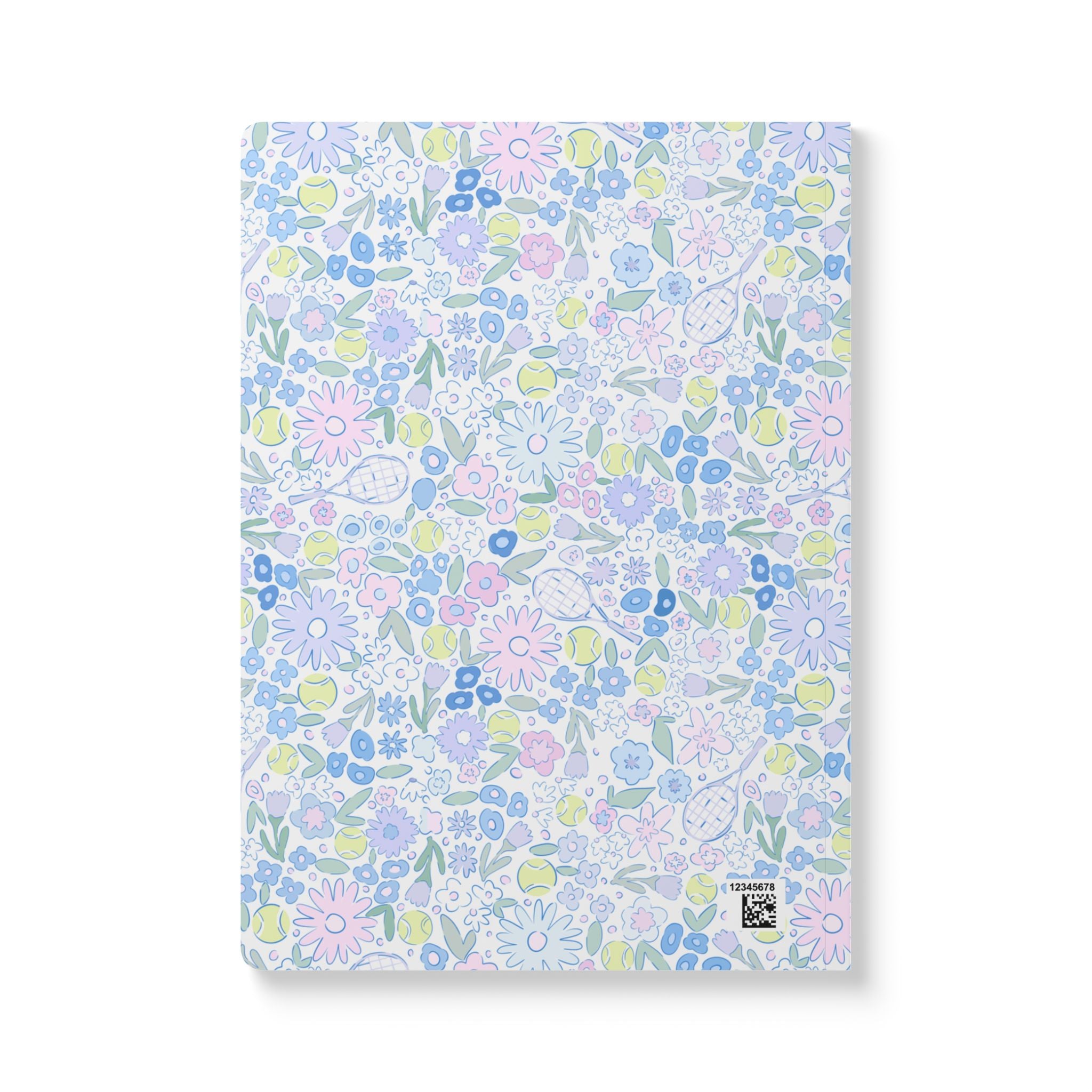 Pretty Pastels Tennis Soft Cover Notebook