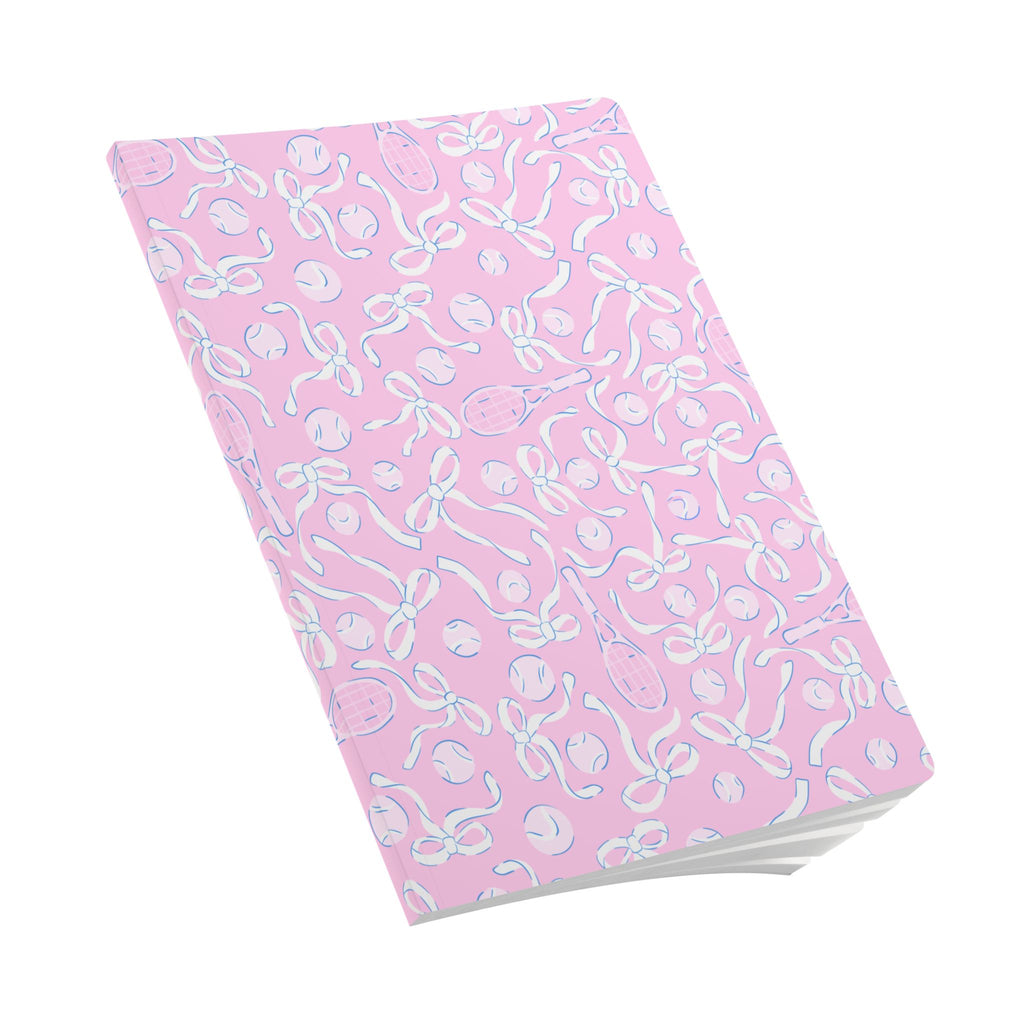 Pretty Pink Tennis Soft Cover Notebook