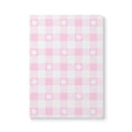 Pink Gingham Tennis Soft Cover Notebook