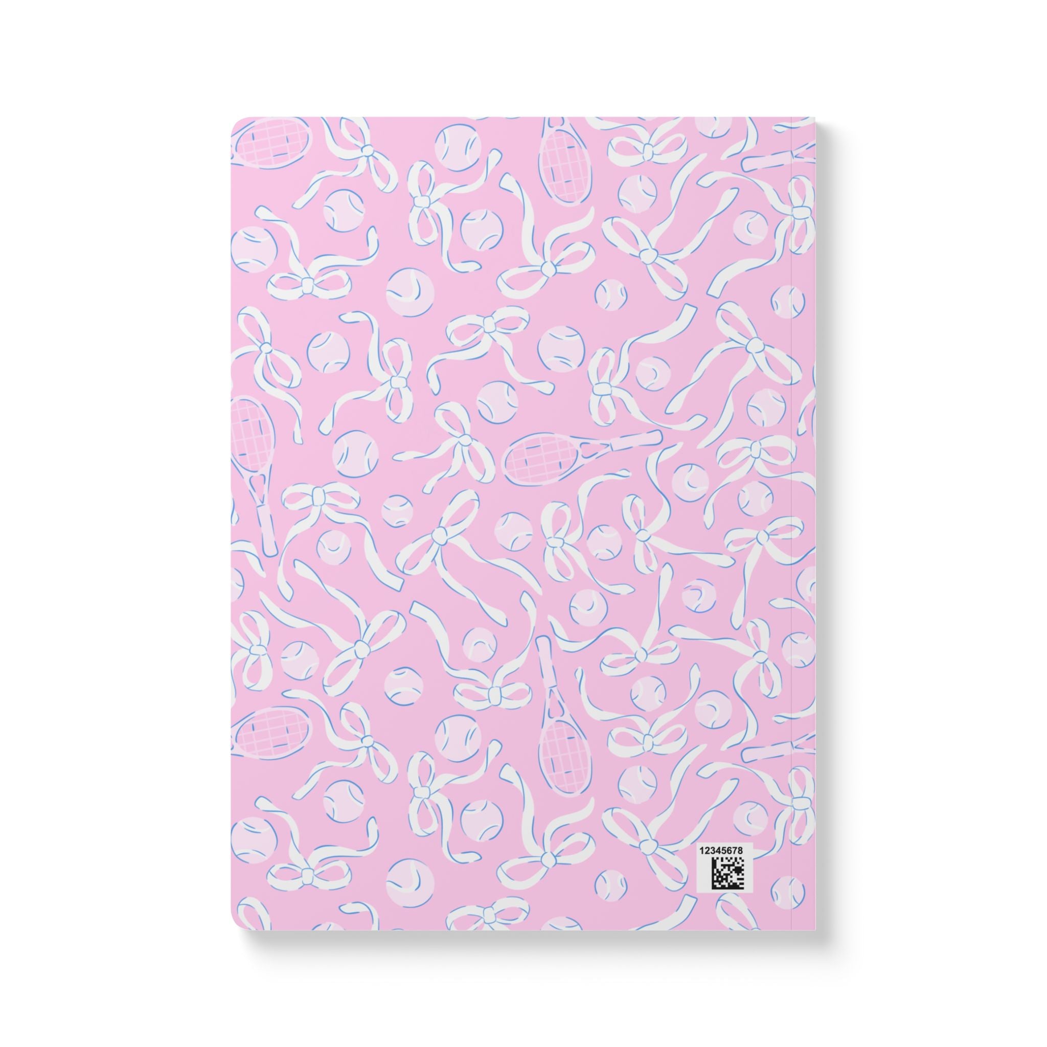 Pretty Pink Tennis Soft Cover Notebook