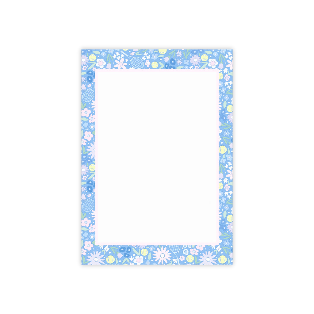 Tennis Blues Post-It Notes