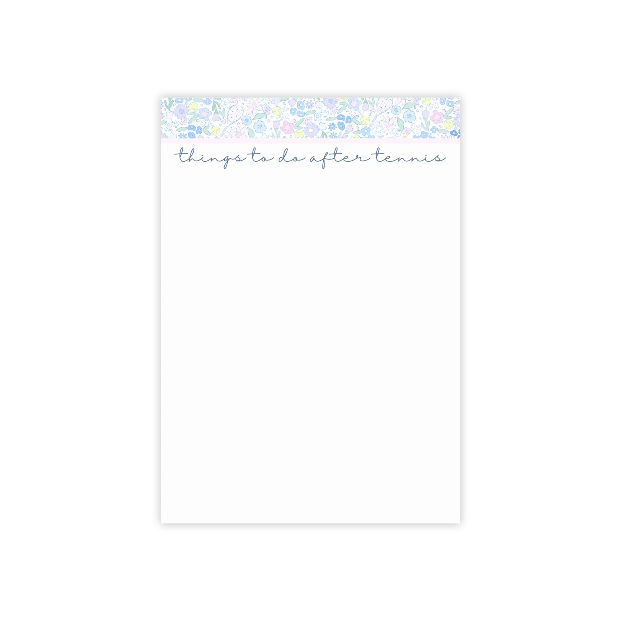 Pretty Pastels Tennis Post-It Notes